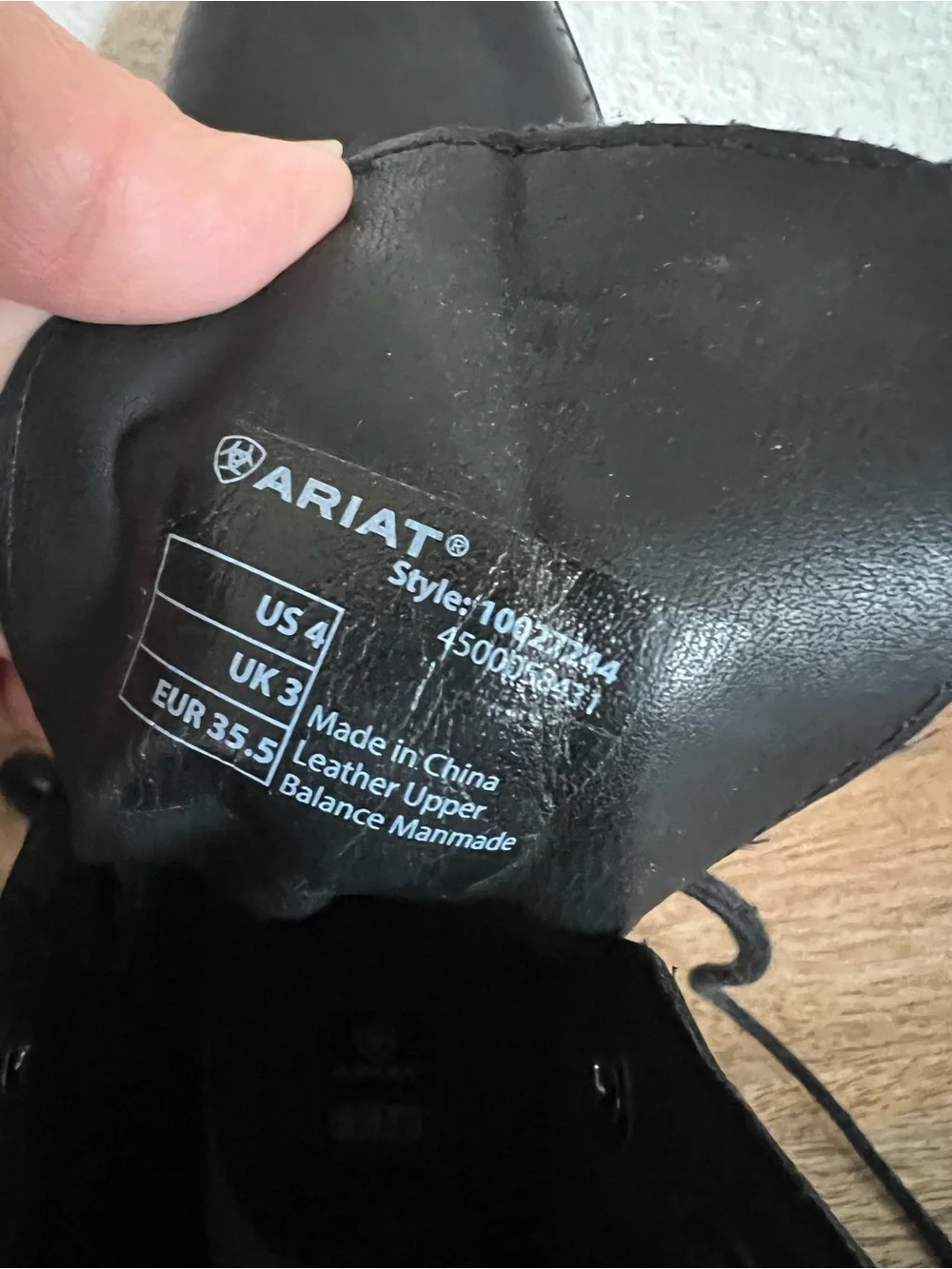 Ariat Heritage IV Lace Paddock Boots Size 4